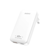 Seinalaadija Dudao A65Q, GaN, 65W, USB-A/USB-C, valge