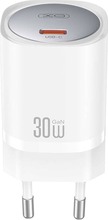 Seinalaadija XO CE20, 30 W, USB-C, valge