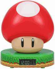 Raadiosäratuskell Paladone Super Mushroom Digital Alarm Clock punane