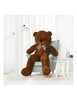 Suur plüüskaru Teddyway Popo, tumepruun, 200 cm