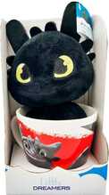 Pehme mänguasi Kuidas taltsutada lohet Toothless Mug Dreamworks Animation, 18 cm