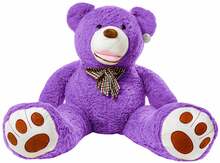 Suur pehme kaisukaru Teddyway Bobo, lilla, 160 cm