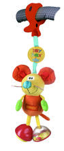 Riputatav mänguasi hiireke Playgro Mimsy 0101141, mitmevärviline
