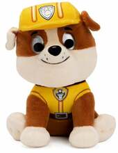 Pehme mänguasi Paw Patrol Rubble, pruun/valge, 15 cm