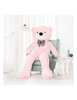 Suur pehme kaisukaru Teddyway Popo, roosa, 200 cm