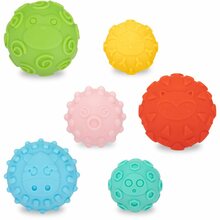 Arendav mänguasi pehmed pallid Canpol Soft Sensory Balls 79/402, mitmevärviline, 6 tk