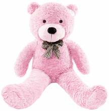 Suur pehme kaisukaru Teddyway Popo, roosa, 130 cm