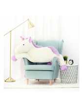 Suur plüüsühnukk ükssarvik Teddyway Soso, valge, 155 cm