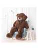 Suur pehme kaisukaru Teddyway Nomo, tumepruun, 200 cm