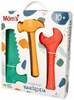 Tööriistade komplekt Hencz Toys, punane/kollane/roheline