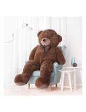 Suur pehme kaisukaru Teddyway Nomo, tumepruun, 200 cm