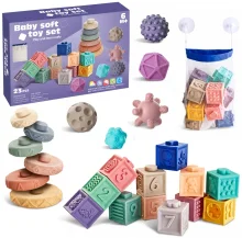 Hariduslikud klotsid Lean Toys, 27 tk