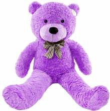 Suur pehme kaisukaru Teddyway Popo, lilla, 130 cm