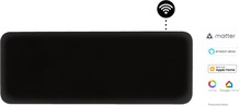 Elektriradiaator Mill Invisible Smart WiFi PA1300WIFI4B, 1300 W, must, IPX4
