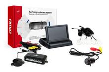 Parkimisandurite komplekt Amio TFT02 kaameraga HD-305-LED, 4 andurit valge