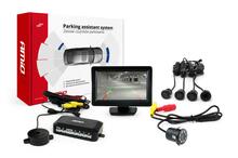 Parkimisandurite komplekt Amio TFT01 kaameraga HD-308-LED, must kuld