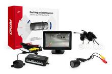 Parkimisandurite komplekt Amio TFT01 kaameraga HD-301-IR, 4 andurit valge