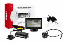 Parkimisandurite komplekt Amio TFT01 kaameraga HD-310, 4 andurit valge