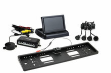 Parkimisandurite komplekt Amio TFT02 4.3 kaameraga HD-402-LED, must kuld