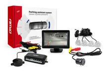 Parkimisandurite komplekt Amio TFT01 kaameraga HD-307-IR, 4 hõbedast andurit
