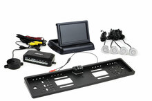 Parkimisandurite komplekt Amio TFT02 kaameraga HD-402-LED, hõbedane