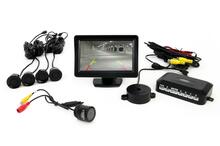 Parkimisandurite komplekt Amio TFT01 kaameraga HD-315-LED, 4 andurit must