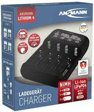 Laualaadija Ansmann ANS 1001-0122 LCD Li-Ion, NiMH ja LiFePO4 akudele