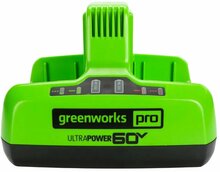 Akulaadija Greenworks G60X2UC6, 60 V, 6 A