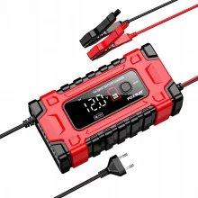 Akulaadija Foxsur 12/24 V, 10 A, LCD ekraan