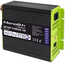 Akulaadija Qoltec 70A, 12V, LiFePO4 AGM GEL SLA