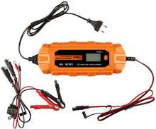 Akulaadija Neo Tools 6A, 3-150 Ah, plii-/AGM-/GEL-akudele