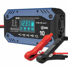 Akulaadija Qoltec 52482, 12-24 V, 10 A, LCD, 9-astmeline laadimine