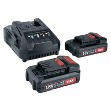Akude komplekt Flex P-SET 22Q, 18 V, 2 x 2,5 Ah