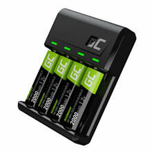 Laadija Green Cell VitalCharger 4x AA 2000mAh