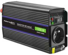 Pingemuundur Qoltec 51925, 12V kuni 230V, 600/1200W, USB