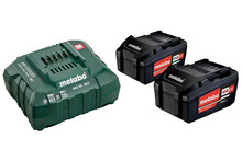 Akude komplekt Metabo 18 V, 2 x 4,0 Ah, laadija ASC 55