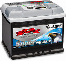 Aku Sznajder Silver Premium 12V, 70 Ah, 620 A, SZS70R