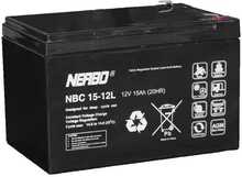 Aku Nerbo NBC 15-12L 12V, 15 Ah, AGM