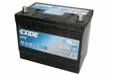 Aku Exide EL754 12V, 75 Ah, 750 A