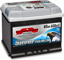 Akumulaator Sznajder Silver Premium 12V, 65 Ah, 620 A