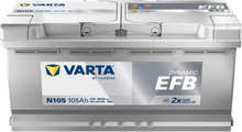 Akumulaator Varta EFB N105 12V, 105 Ah, 950 A