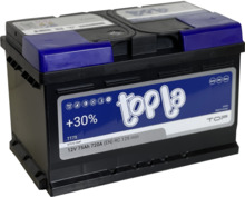 Aku Topla TOP TT75 12V, 75 Ah, 720 A R