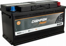 Akumulaator AGM Champion Power 95 Ah, 850 A, 12V, R
