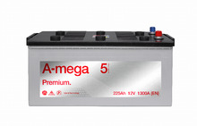 Aku A-Mega Premium 12V, 225 Ah, 1300 A