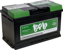 Akumulaator Topla AGM Stop & Go TAG80 L4 12V, 80 Ah, 800 A