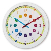 Laste seinakell Hama Easy Learning Sal 222203, 30 cm, valge