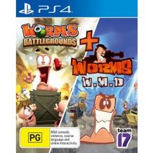 Worms Battlegrounds + Worms W.M.D. PS4