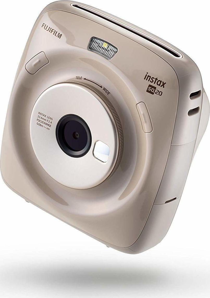 Appareil Fujifilm Instax Square SQ20 – Noir – Avec Films, Dragonne Et Notice – Occasion