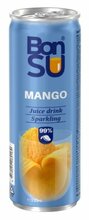 Gaseeritud mangomahlajook Bonsu, 0.33 l
