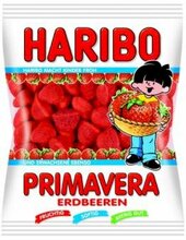 Kummikommid Haribo, Primavera Erdbeeren, 100 g
